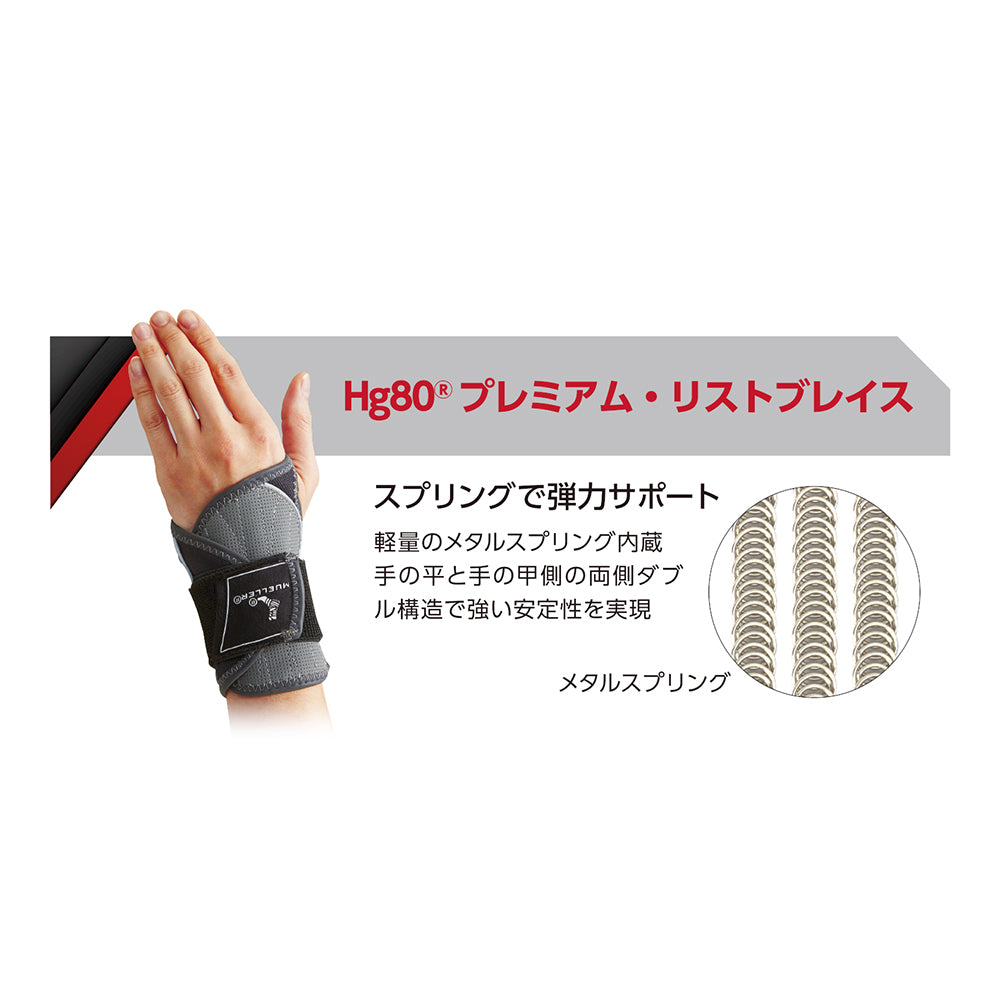 Hg80® プレミアム・リストブレイス | Mueller Japan